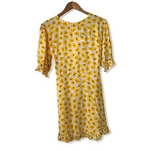 Faithfull The Brand Florence Mini Dress Constance Floral Print Marigold